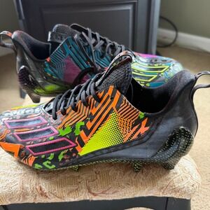 Adidas Adizero 12.0 Mismatch Football Cleats Men's 11 Black/Multi-Color IG9569